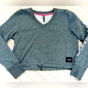 Crop Calvin Klein Performance V-neck Sweater